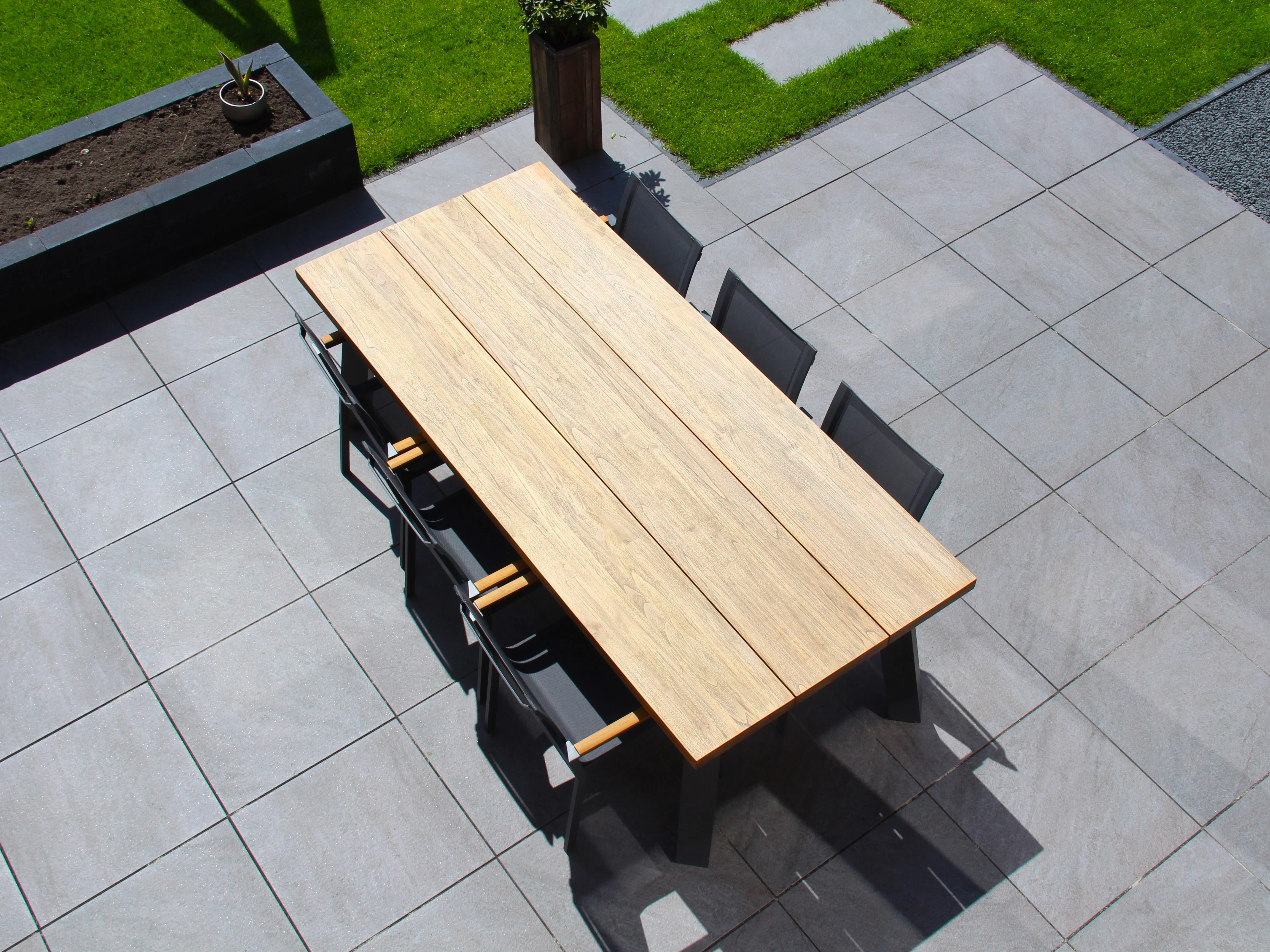 Gardenlux Keramische Tegel Cera3Line Pietra Serena Anthracite 60 x 60 x 3 cm - Afbeelding 3